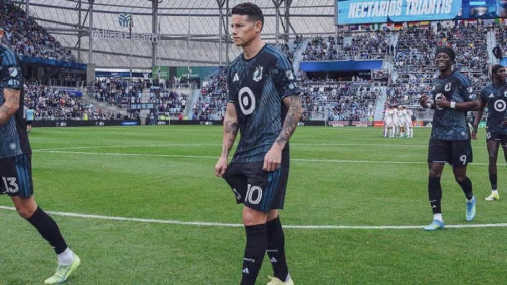 Imagen de James Rodríguez otra vez a la deriva tras decisión de Minnesota United de no renovarlo