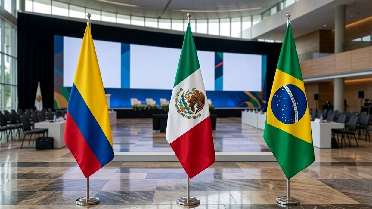 Imagen de Gobiernos de Colombia, México y Brasil promueven mediación en Medio Oriente mientras enfrentan retos internos