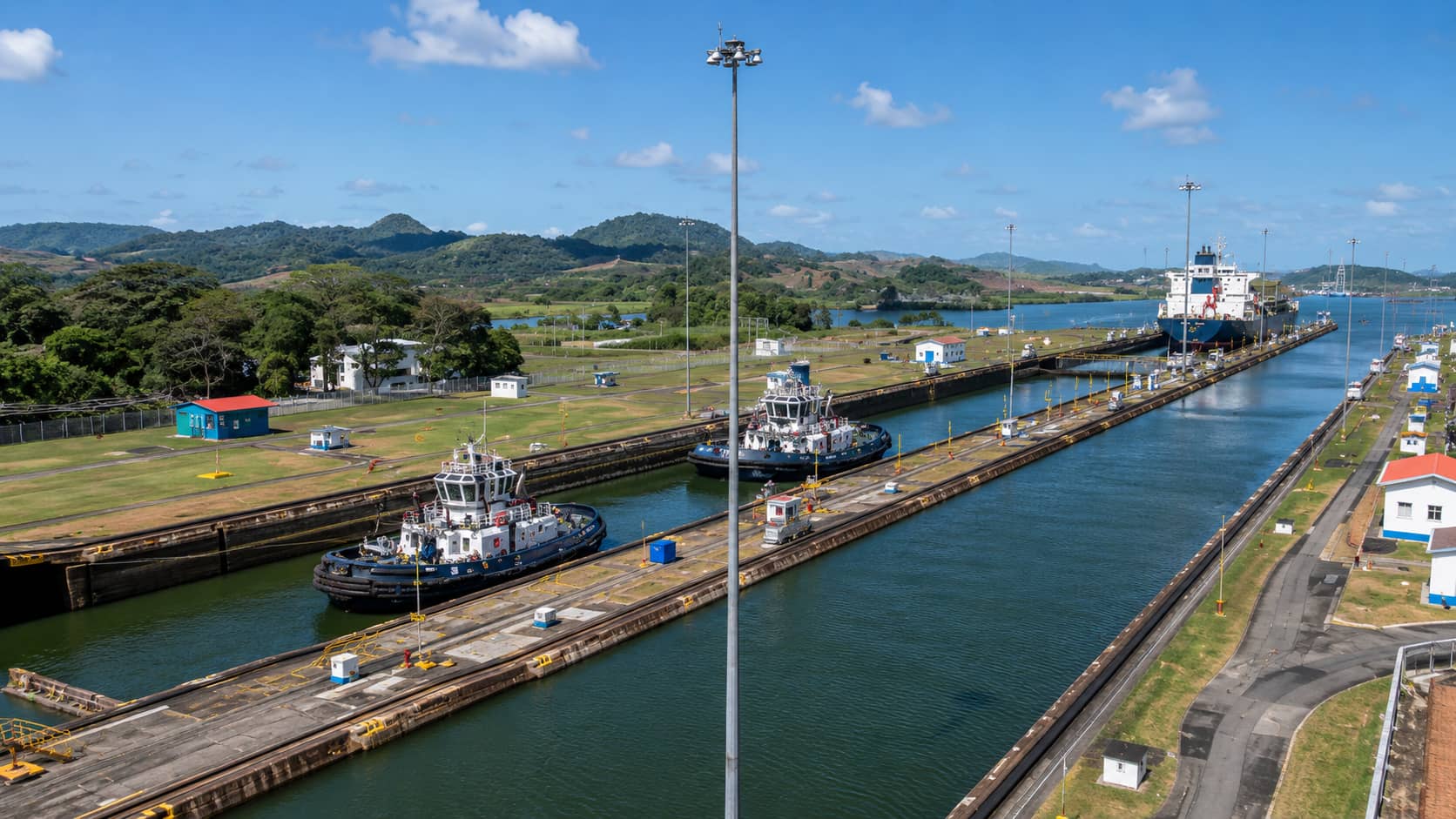 Imagen de Canal de Panamá reducirá paso de buques a 32 diarios por falta de lluvia y fenómeno de El Niño