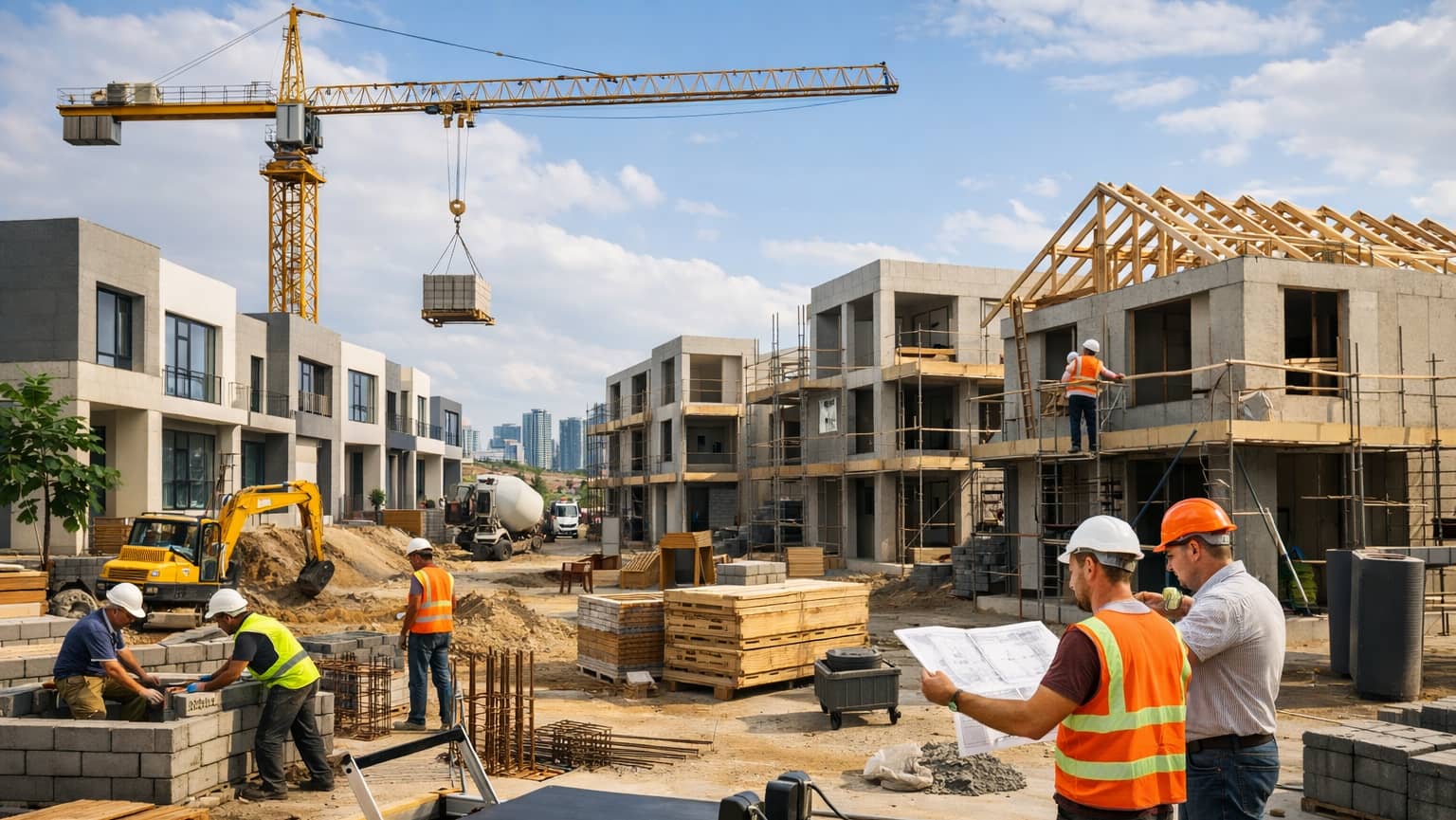 Imagen de Construcción cayó 54% con desplome de edificaciones residenciales en Colombia