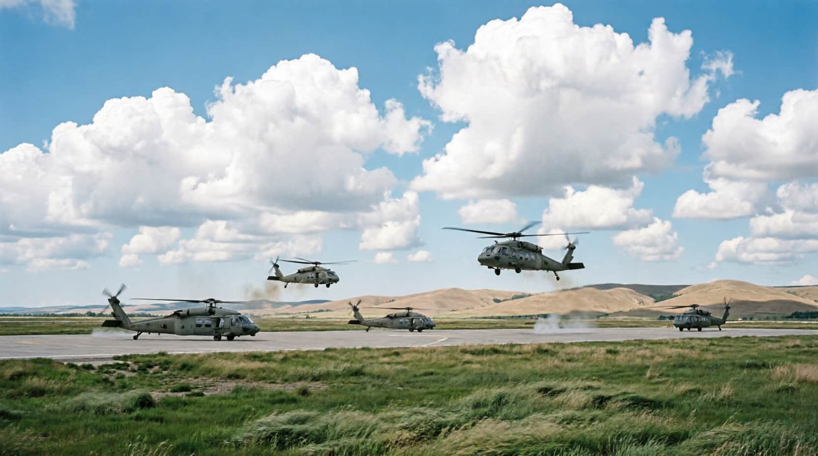 Imagen de Fuerza Aeroespacial protege elecciones en Antioquia con aviones y helicópteros