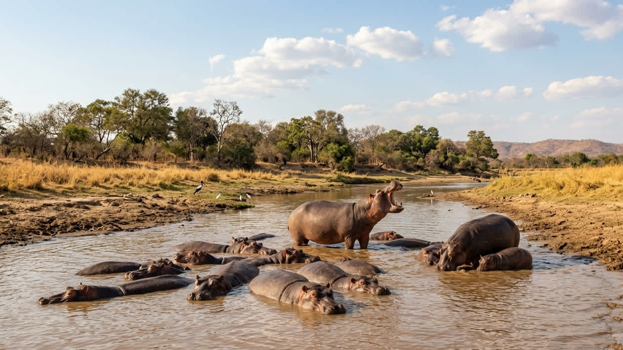 Imagen de La historia de los hipopótamos de Pablo Escobar