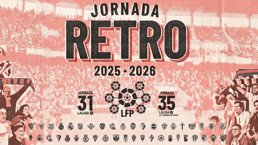Imagen de LaLiga celebra su primera Jornada Retro con camisetas históricas