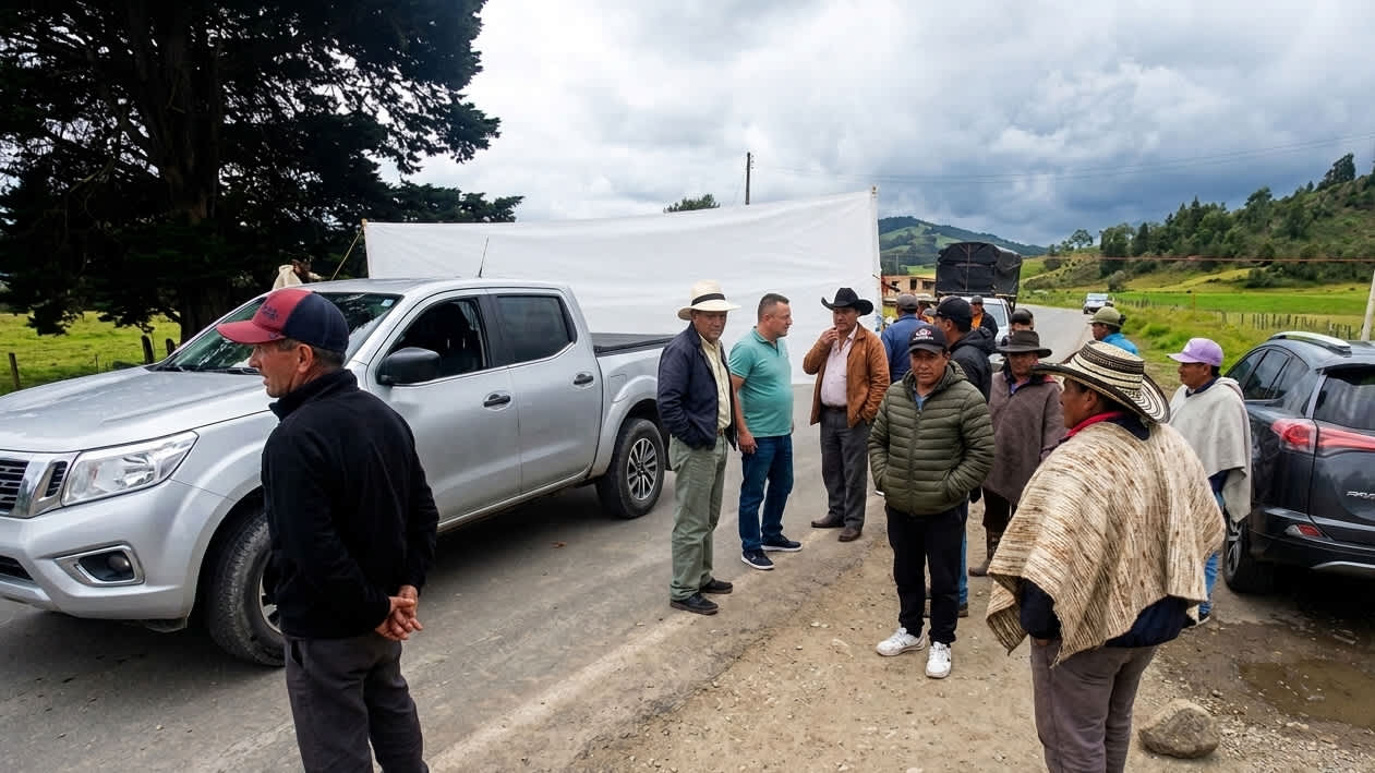 Imagen de Acuerdo para levantar bloqueos en Santander por impuesto predial
