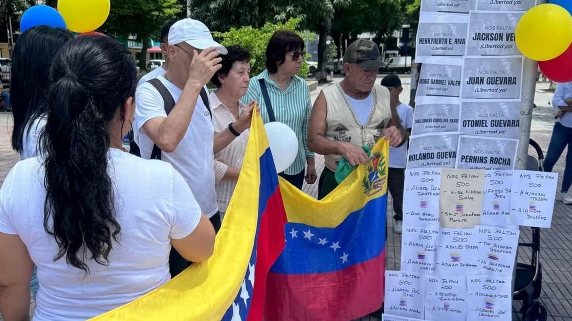 Imagen de Venezolanos y colombianos se reunieron en Cúcuta para exigir la liberación de presos políticos en Venezuela