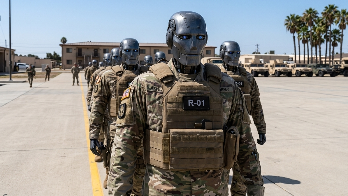 Imagen de Ucrania usa por primera vez robots humanoides en la guerra contra Rusia