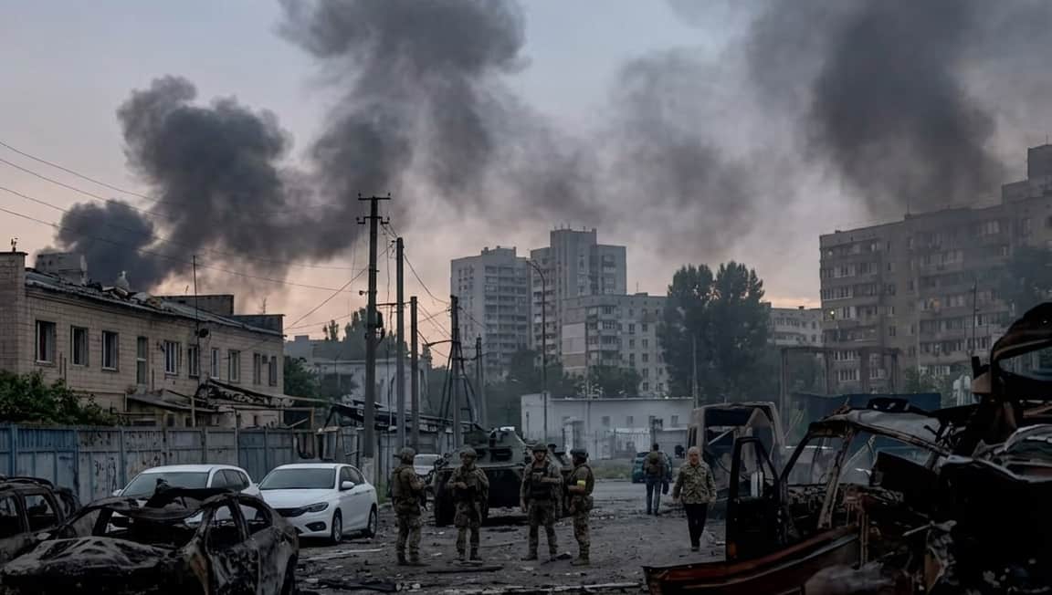 Imagen de Rusia lanza más de 30 misiles contra Kiev antes de cumbre de la OTAN