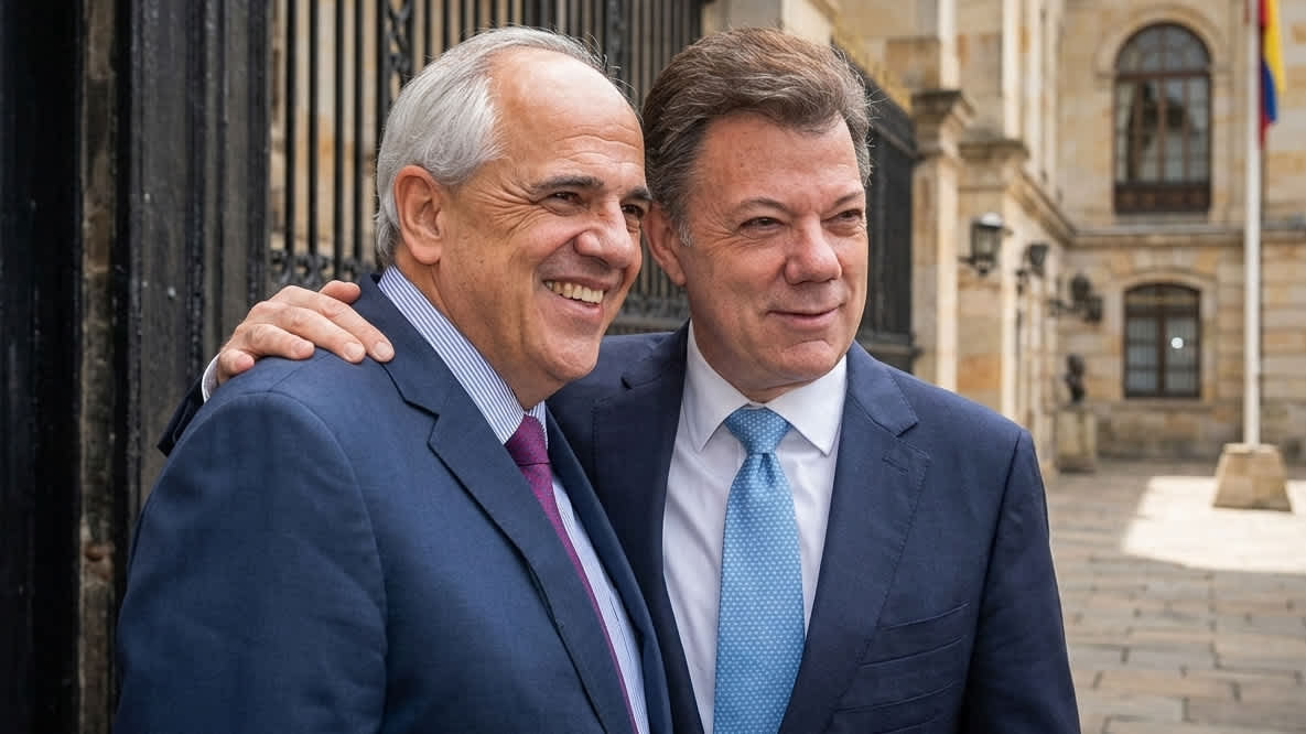 Imagen de Juan Manuel Santos fue ministro de Ernesto Samper antes de llegar a la Presidencia
