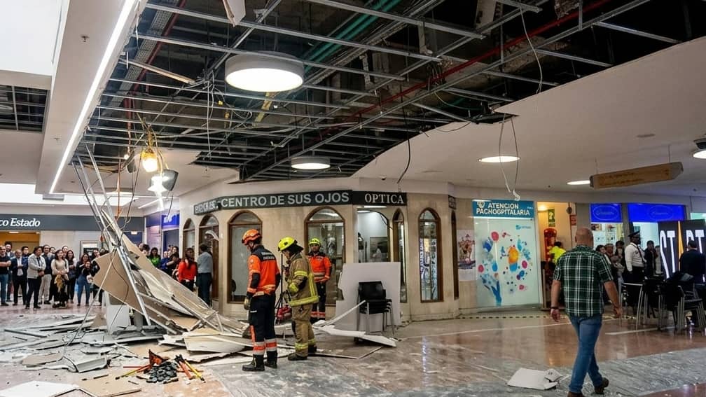 Imagen de Techo se cae en Unicentro Medellín y deja varios heridos leves