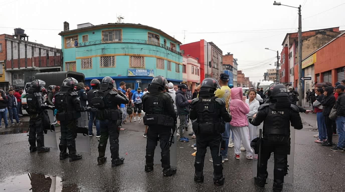Imagen de 30 capturados y $47 millones incautados en operativos policiales en Bogotá