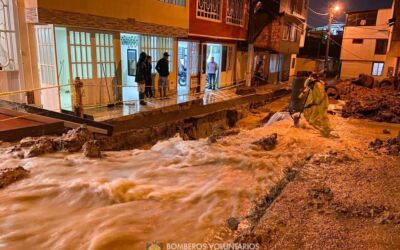 Fuertes lluvias caídas en la noche anterior dejan emergencias en Cundinamarca