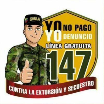 Campaña “Antiextorsión” por parte del Gaula Militar de Cundinamarca