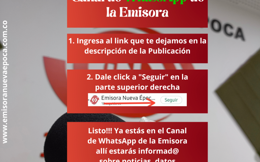 Canal de WhatsApp Emisora Nueva �poca
