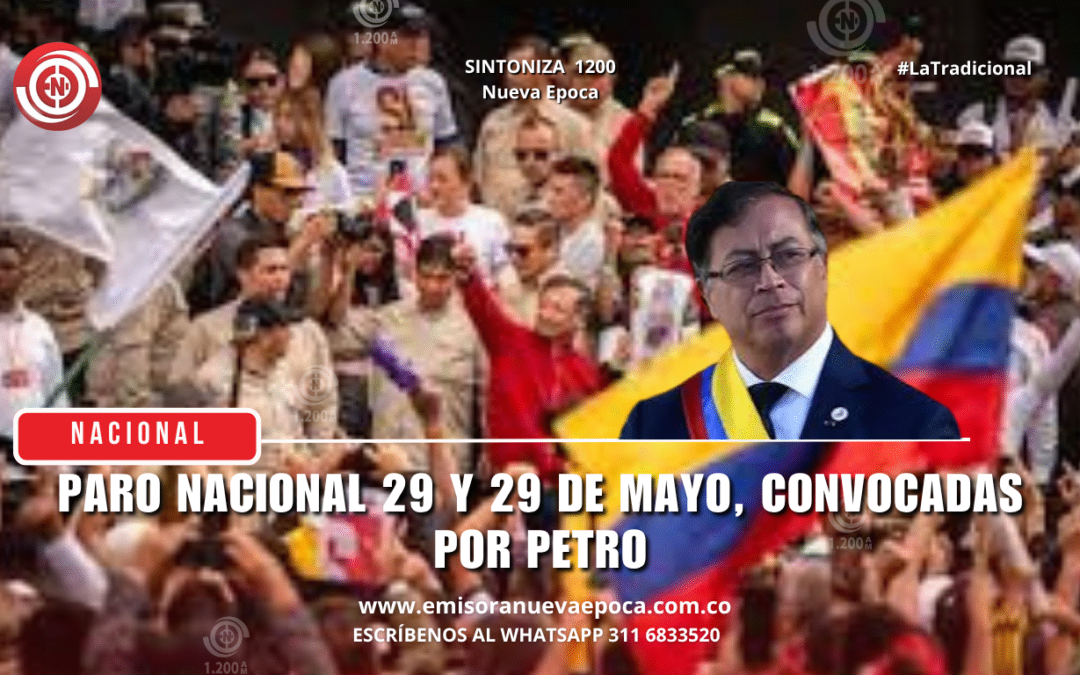 Paro Nacional 28 y 29 de Mayo
