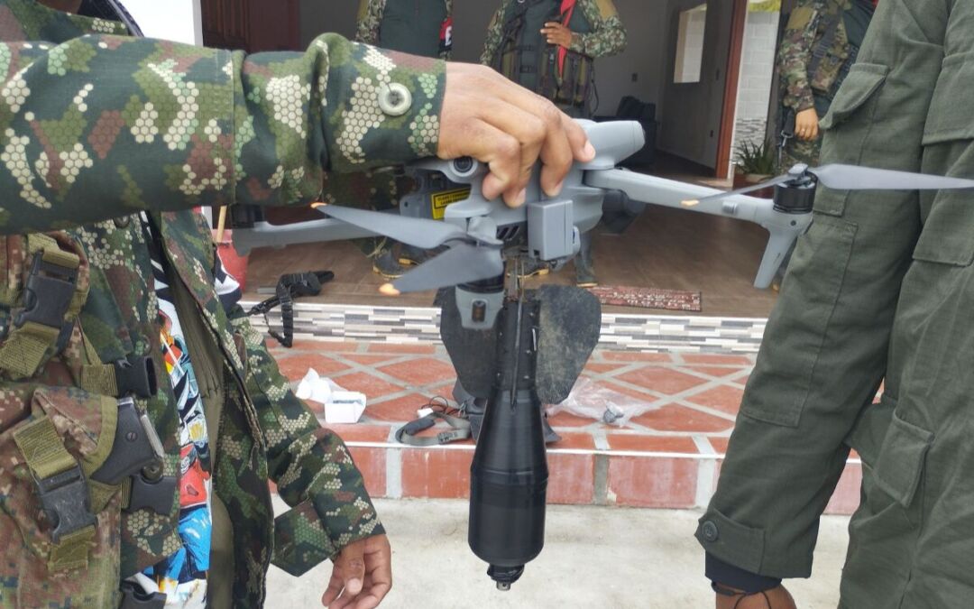 Descubren escuela ilegal de drones del ELN con entrenamiento a menores en el departamento del Choc�