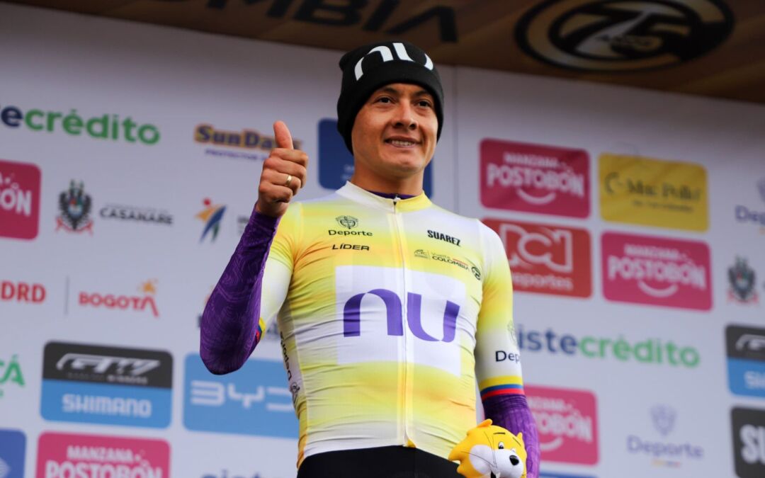Rodrigo Contreras gana la contrarreloj y se convierte en el nuevo l�der de la Vuelta a Colombia 2025