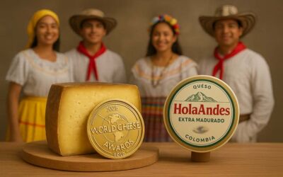 Guatavita (Cundinamarca) brilla en Europa: Queso HolaAndes Extra Madurado gana oro y reconocimiento mundial