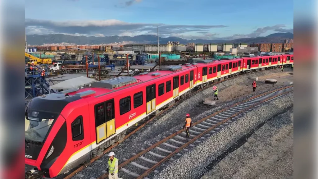 El Metro de Bogot� Toma Forma: 10 Kil�metros de Viaducto y Pruebas de Trenes en Marcha